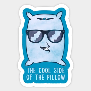 The cool side of the pillow Sticker